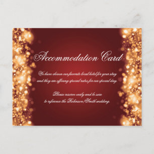 Postal Alojamiento Sparkling Lights Gold