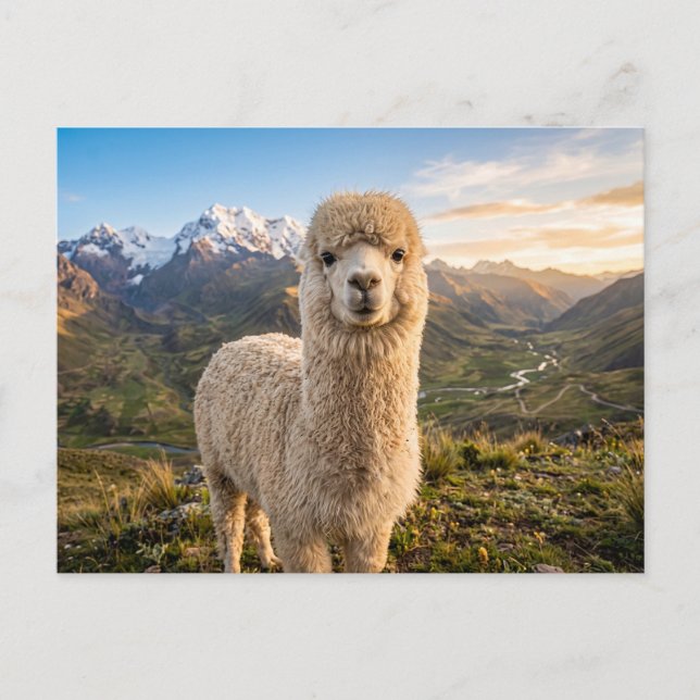 Postal alpaca  (Anverso)