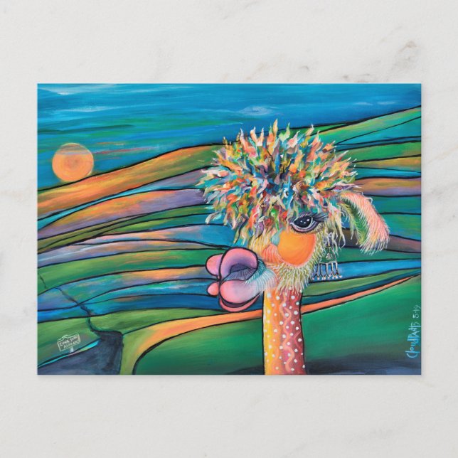 postal Alpaca Kathleen (Anverso)