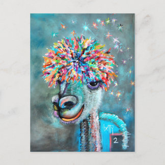Postal Alpaca - Postcard Bossy Betty 2r