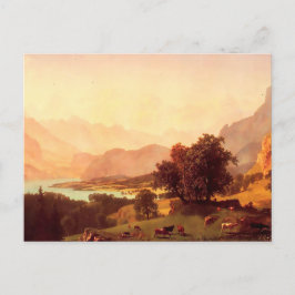 Postal Alpes de Albert Bierstadt Bernese 1859
