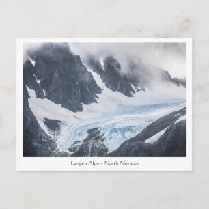 Postal Alpes de Lyngen Norte de Noruega