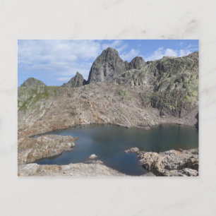 Postal Alpes franceses Lac Noir