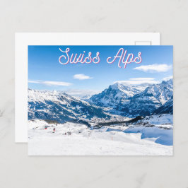 Postal Alpes suizos