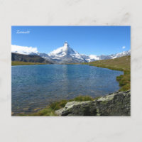 Alpes suizos Stellisee de Zermatt