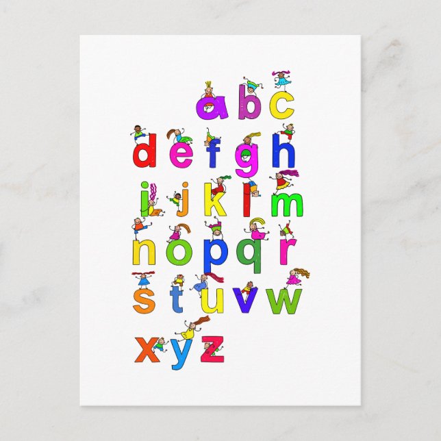 Postal Alphabet Children (Anverso)