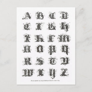 Postal Alphabet Päris 1843