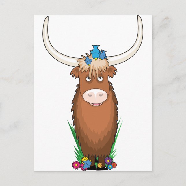 Postal Alphabet Yak Animal (Anverso)