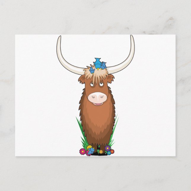 Postal Alphabet Yak Animal (Anverso)