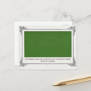 Postal Alphonse Allais, April Fools, Green, Abstrasse Art