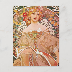 Postal Alphonse Maria Mucha Art