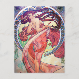 Postal Alphonse Mucha