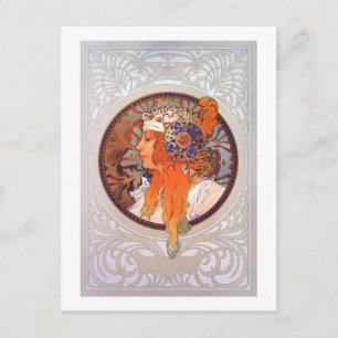 Postal Alphonse Mucha