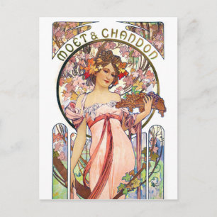 Postal Alphonse Mucha