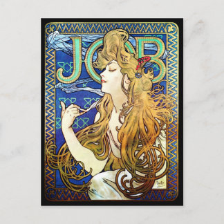 Postal Alphonse Mucha JOB