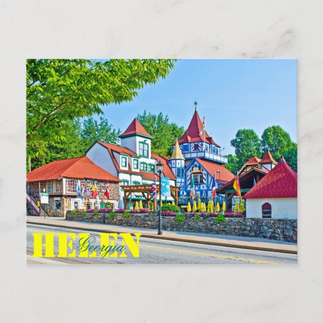 Postal Alpine Helen, Georgia, EE. UU. (Anverso)