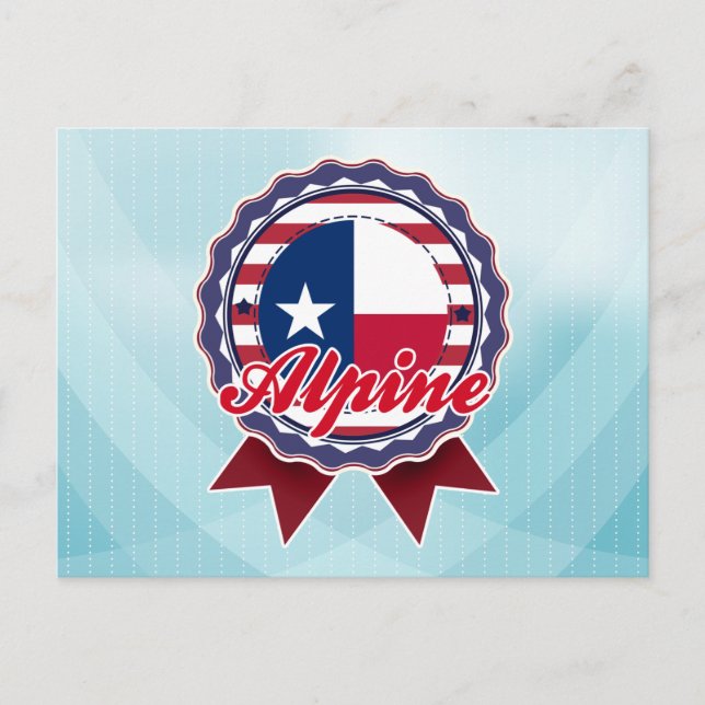 Postal Alpino, TX (Anverso)