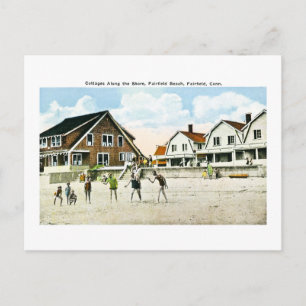 Postal Alquiler de cabañas en la costa, Fairfield, Connec