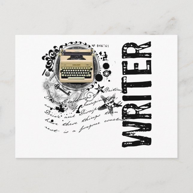 Postal Alquimia del escritor (Anverso)