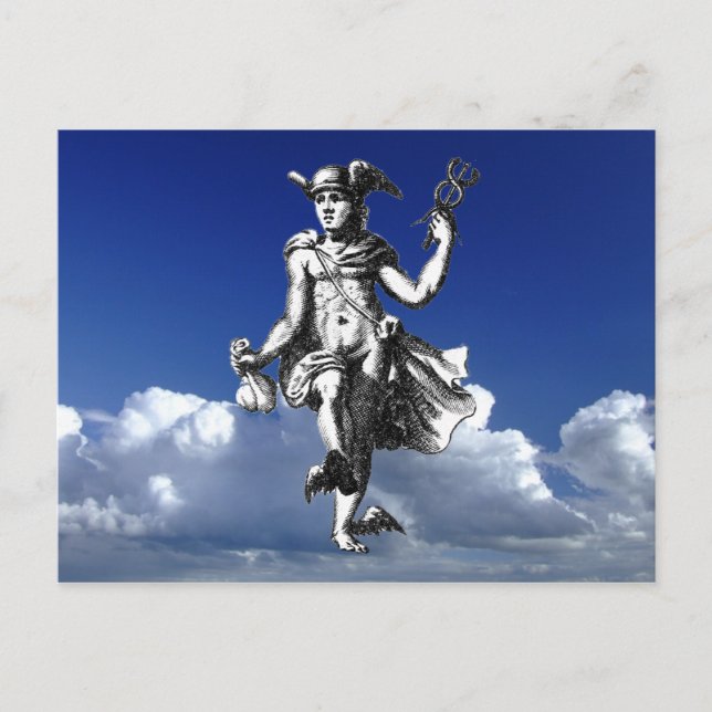 Postal Alquimista Hermes Trismegistus Thrice Greatest (Anverso)