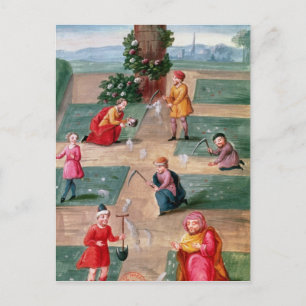 Postal Alquimistas de Francia que buscan oro material