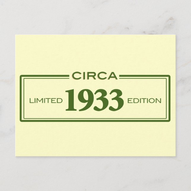 Postal alrededor de 1933 (Anverso)