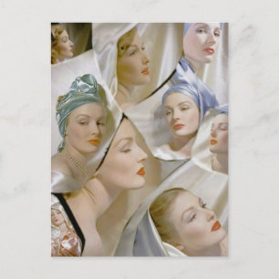 Postal alrededor de 1940 bellas mujeres