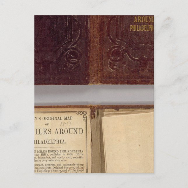 Postal Alrededor de la ciudad de Filadelfia (Anverso)