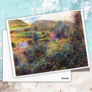 Postal Alrededores de Berneval, Auguste Renoir