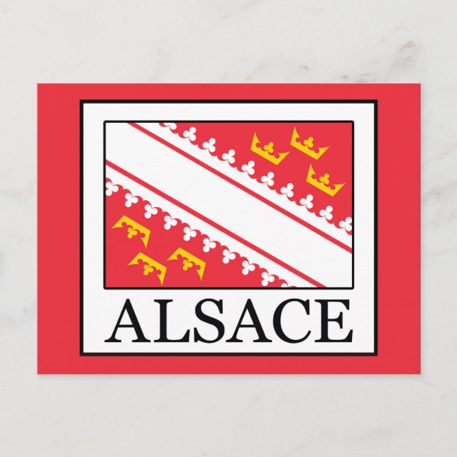 Postal Alsacia (Anverso)