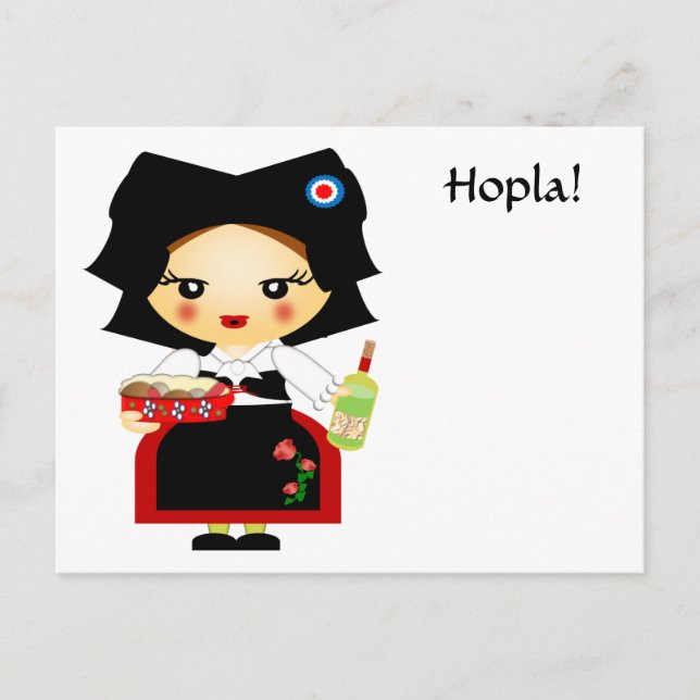 Postal Alsacia (Anverso)