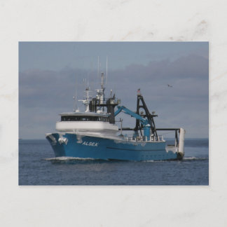 Postal Alsea con spray helado, isla Unalaska