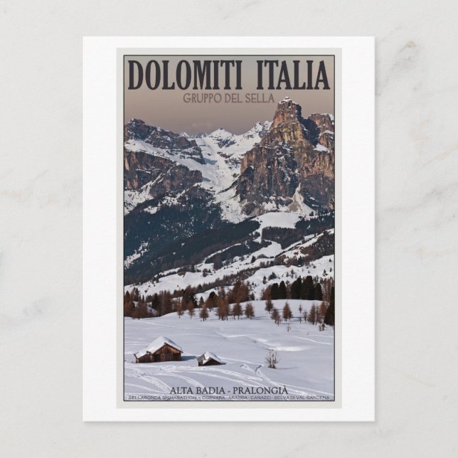 Postal Alta Badia Meadows (Anverso)