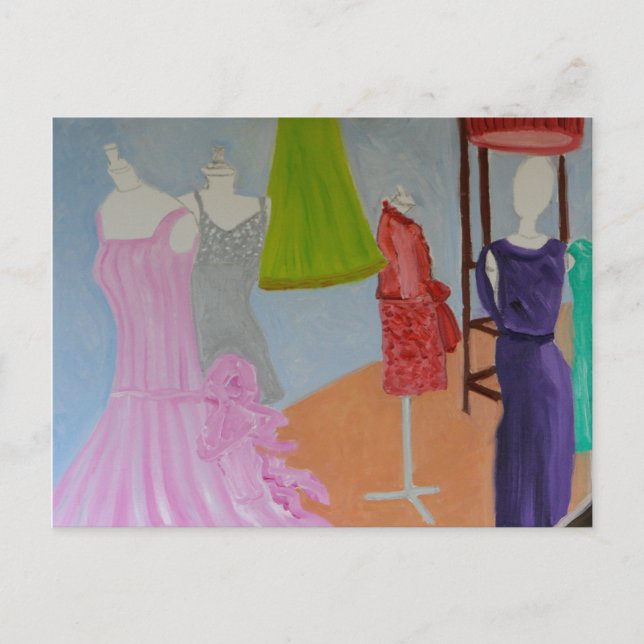 Postal Alta Coutura Vintage (Anverso)