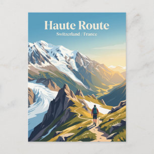 Postal Alta Ruta Suiza / Francia