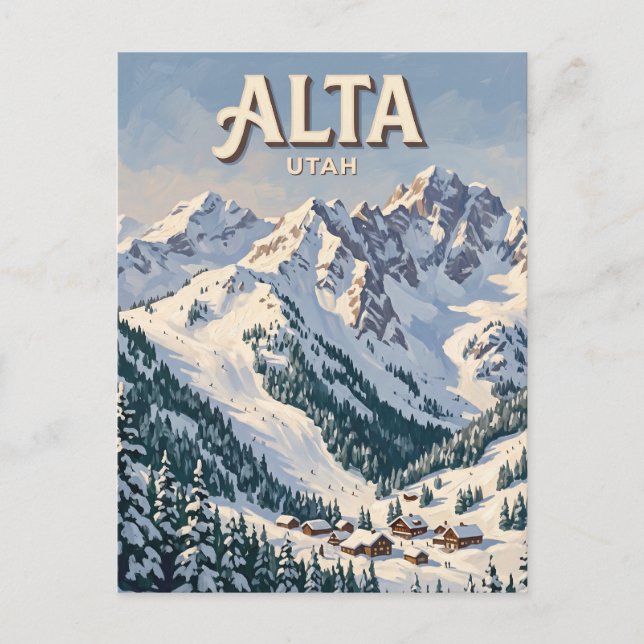 Postal Alta Utah (Anverso)