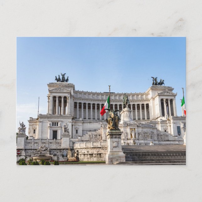 Postal Altare della Patria a primera hora de la mañana -  (Anverso)