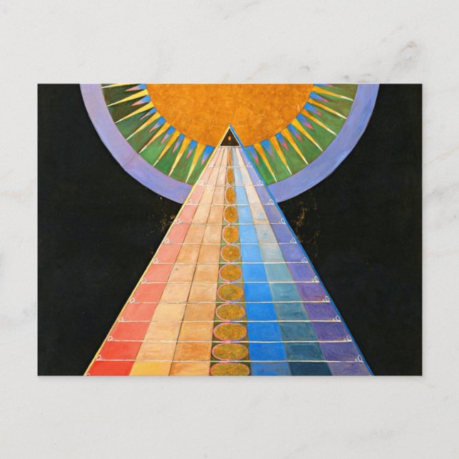 Postal Altarpiece ningún de Hilma Af Klint 1 (Anverso)
