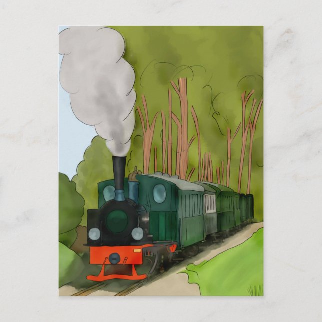 Postal Alte Eisenbahn (Anverso)