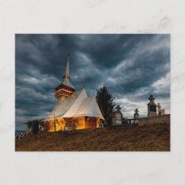 Postal Alte Holzkirche von Chiscau in Rumänien