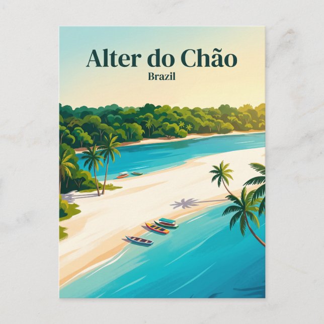 Postal Alter do Chao Brasil (Anverso)