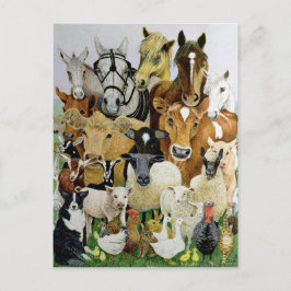 Postal Alteraciones animales