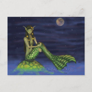 Postal Alterar a la sirena de la tortuga