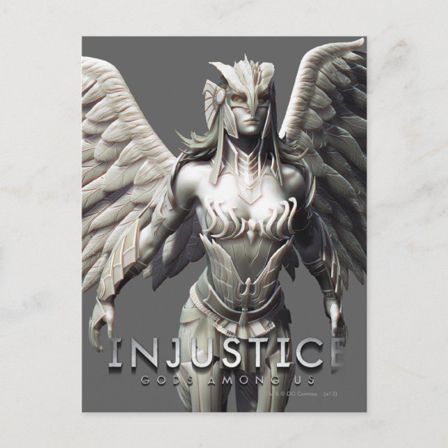 Postal Alternativa Hawkgirl (Anverso)