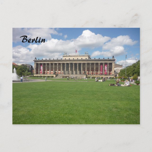 Postal altes museum green (Anverso)