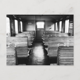 Postal Altes Zugabteil
