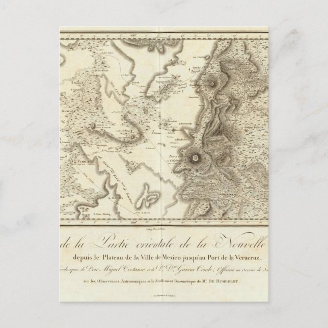 Postal Altiplano de la Ciudad de México (Anverso)