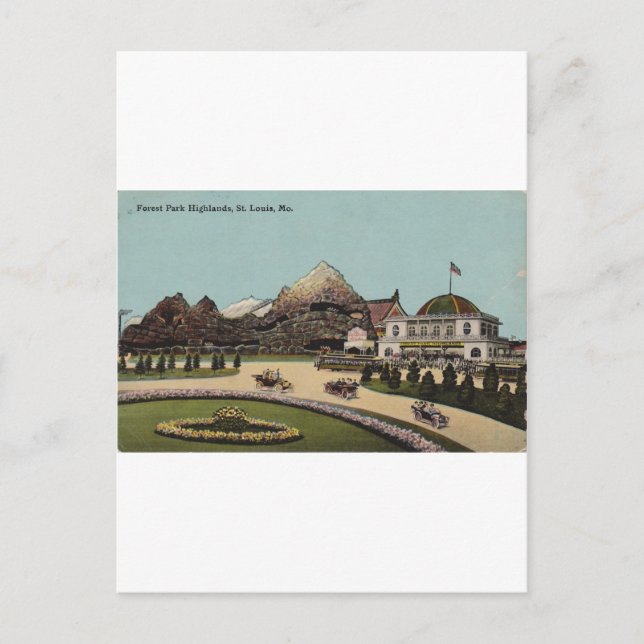 Postal Altiplano de los parques forestales, St. Louis, Mi (Anverso)