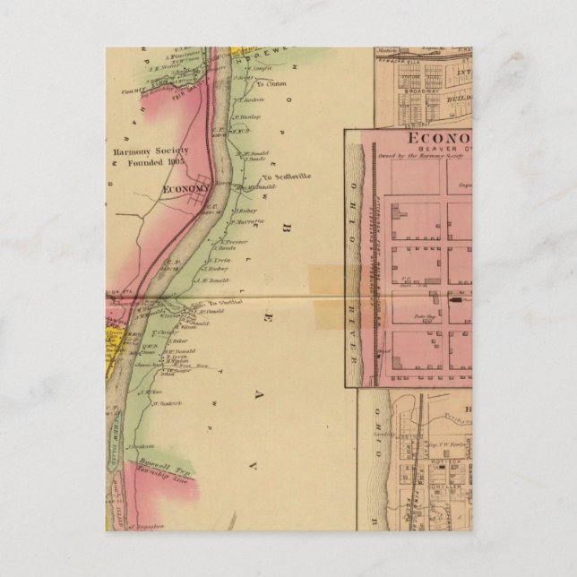 Postal Alto río Ohio y Valle 10 (Anverso)