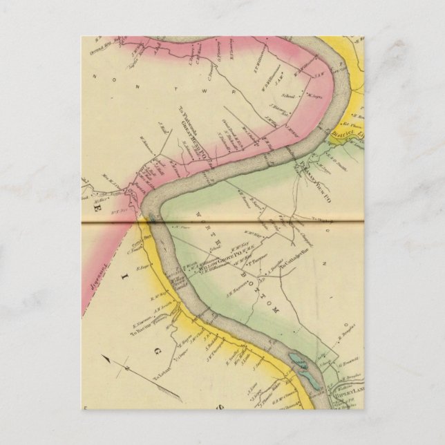 Postal Alto río Ohio y Valle 11 (Anverso)